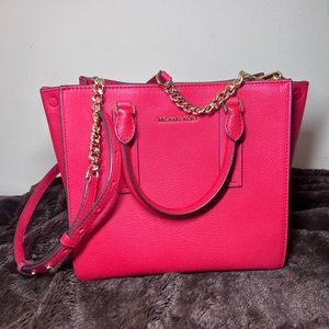 Michael Kors Leather Red Bag
